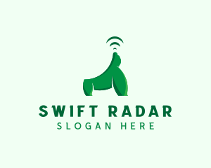 Radar - Gorilla Wifi Animal logo design