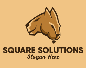 Australian Map Kangaroo logo design