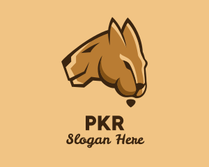 Australian Map Kangaroo logo design