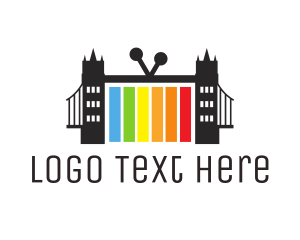 Lgbt - London Bridge TV logo design