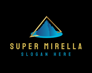 Explorer - Triangle Mountain Summit logo design