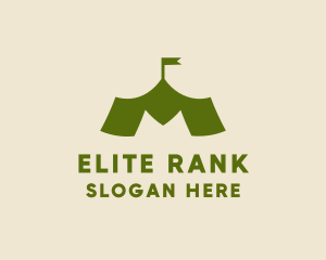 Rank - Outdoor Camp Gazebo logo design