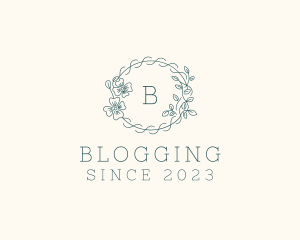 Event Styling - Eco Flower Vine Garland logo design