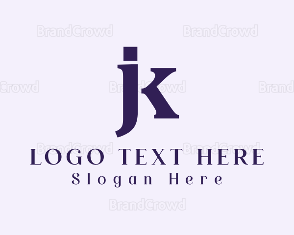 Generic Professional Letter JK Logo