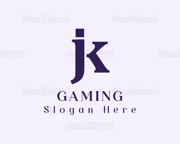 Generic Professional Letter JK Logo