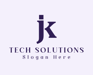Insurers - Generic Professional Letter JK logo design