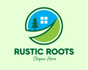 Rural - Rural Village Home logo design