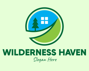 Lodge - Rural Village Home logo design