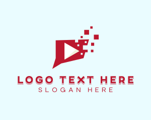 Player - Video Chat Messenger logo design