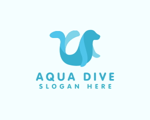 Arctic Seal Oceanarium logo design