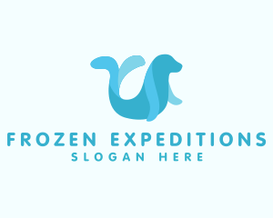 Antarctic - Arctic Seal Oceanarium logo design