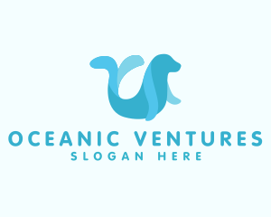 Arctic Seal Oceanarium logo design