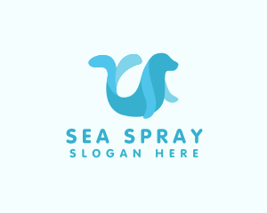 Arctic Seal Oceanarium logo design