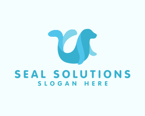 Seal - Arctic Seal Oceanarium logo design