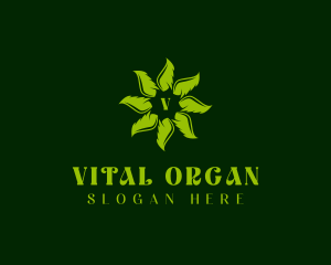 Organic Herbal Wellness logo design