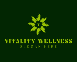 Organic Herbal Wellness logo design