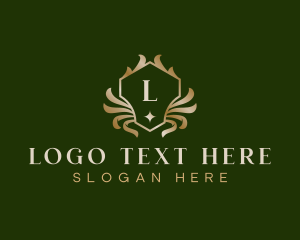 Luxury - Luxury Crest Floral logo design