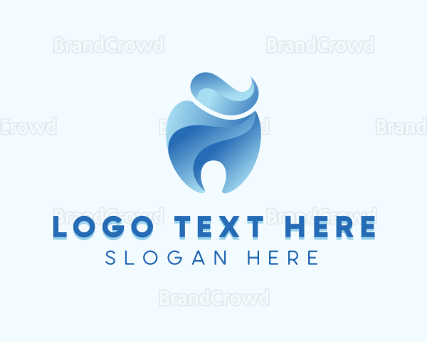 Toothpaste Dental Care Logo