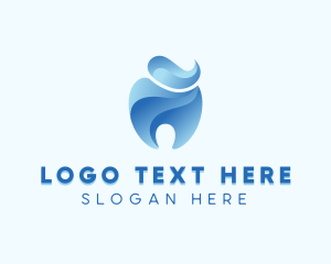 Toothpaste Dental Care logo design