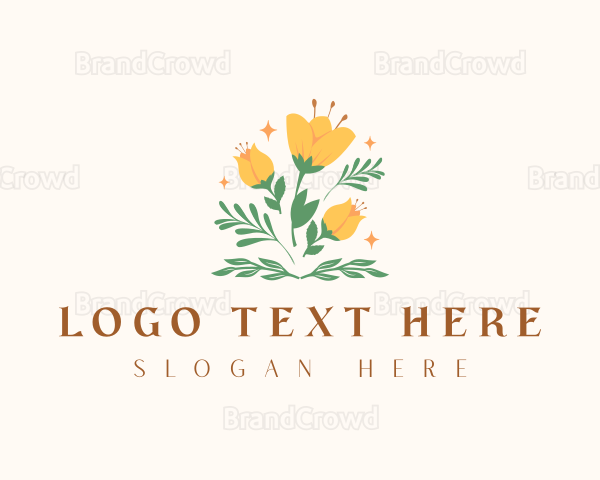 Elegant Flower Garden Logo