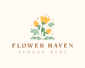 Elegant Flower Garden logo design