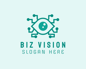 Tech Optical Eye logo design