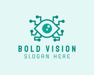 Tech Optical Eye logo design