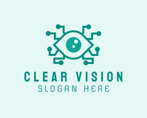 Optical - Tech Optical Eye logo design