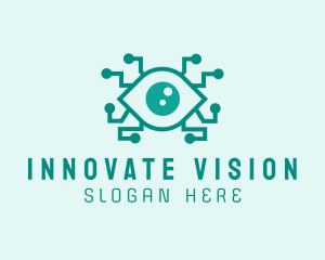 Tech Optical Eye logo design