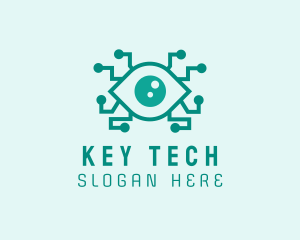 Tech Optical Eye logo design