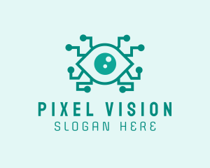 Tech Optical Eye logo design