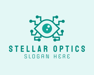 Tech Optical Eye logo design