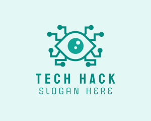 Tech Optical Eye logo design