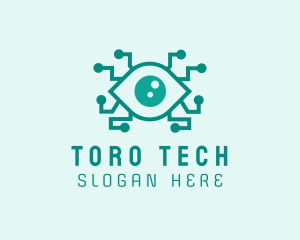 Tech Optical Eye logo design