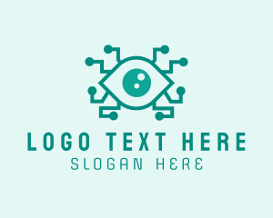 Ophthalmologist - Tech Optical Eye logo design