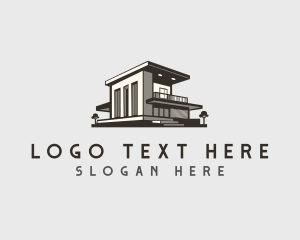 Minimalist - Realty House Construction logo design