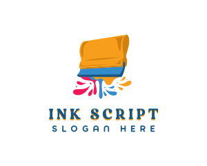 Creative Squeegee Ink logo design