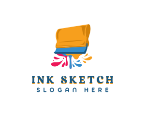 Creative Squeegee Ink logo design