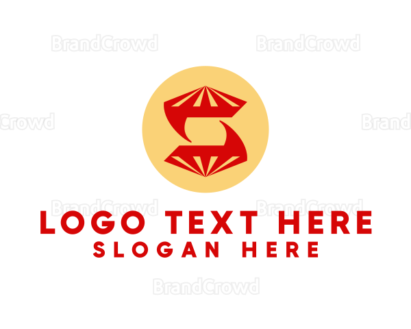 Diamond Jewelry Gem Letter S Logo