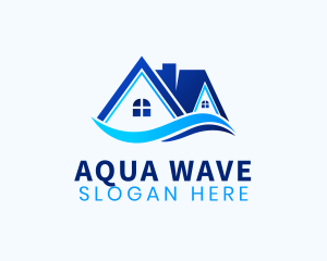 House Wave Realtor logo design