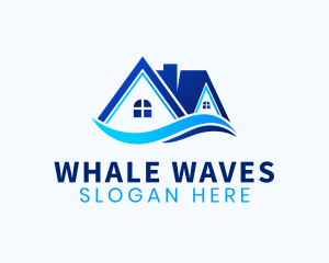 House Wave Realtor logo design