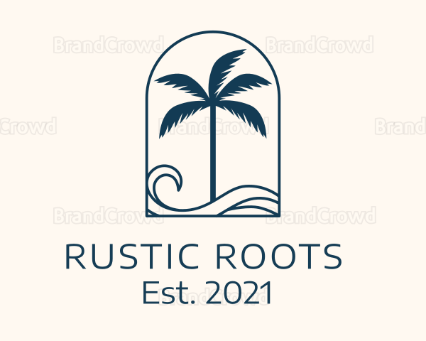 Palm Tree Beach Resort Logo