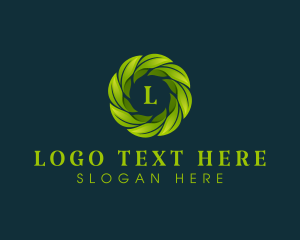 Therapy - Leaf Wellness Nature logo design