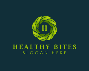 Leaf Wellness Nature logo design