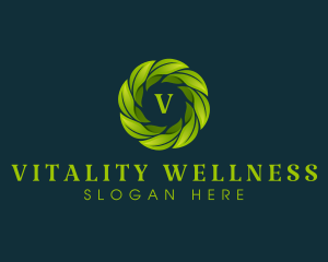 Leaf Wellness Nature logo design