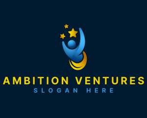 Ambition - Human Leader Star logo design