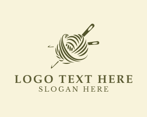 Weaving - Handicraft Crochet Yarn logo design