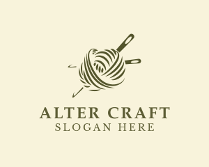 Handicraft Crochet Yarn logo design