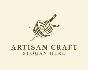 Handicraft - Handicraft Crochet Yarn logo design