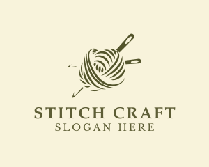 Handicraft Crochet Yarn logo design